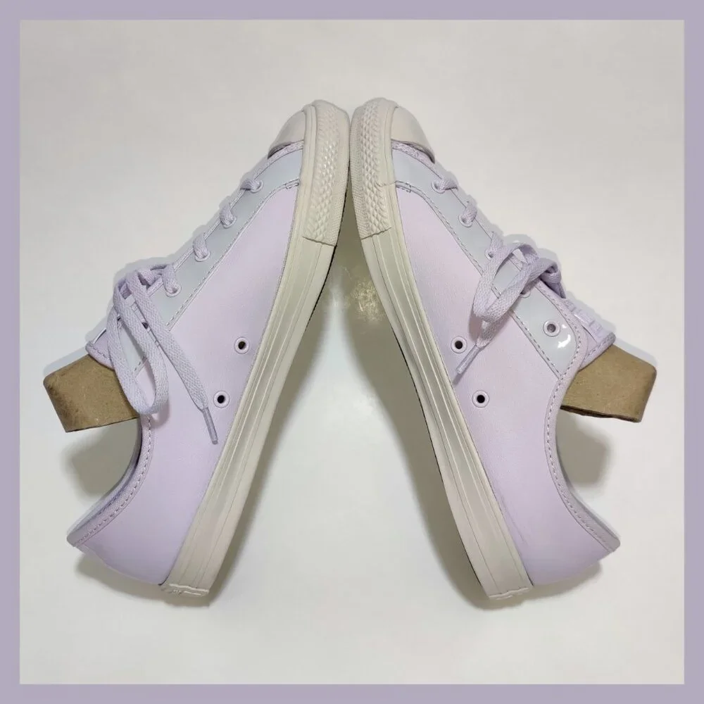 New Converse Chuck Taylor All Star CTAS Dainty Ox Sneakers Lavender Women's 8 - Picture 4 of 9